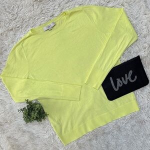 Loft Crewneck Sweater 💗 Yellow